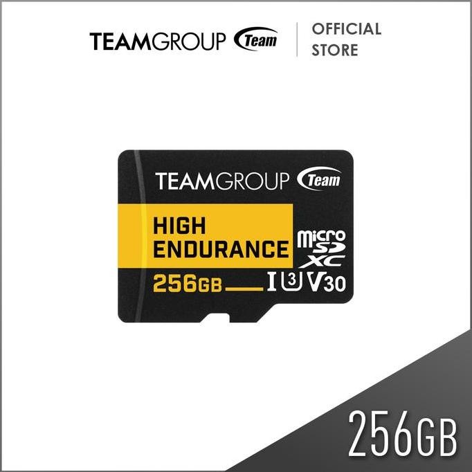Teamgroup High Endurance Microsdxc V30 U3 Uhs-1 256Gb No Adapter New Stok