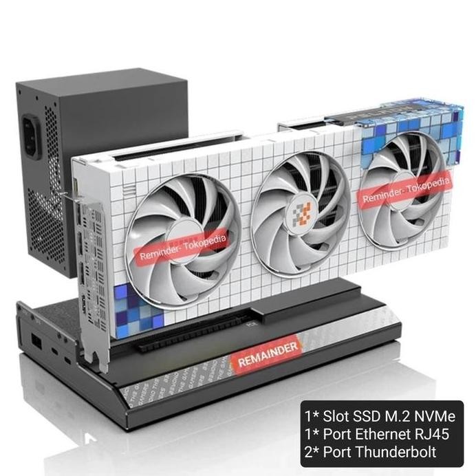 ready EGPU Thunderbolt 3/4/5 USB4 - Exsternal GPU Exsternal Vga Docking GPU Enclosure M.2 NVMe