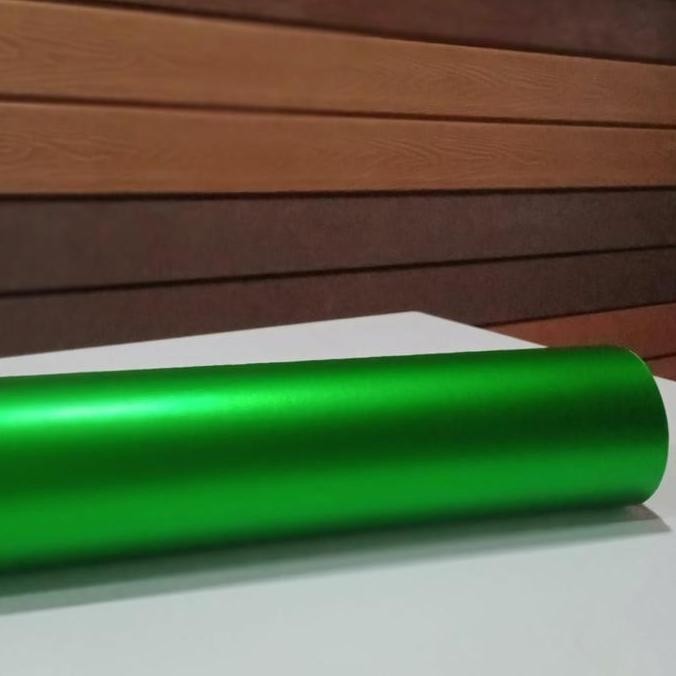 

Promo sticker stiker wrap wrapping satin mpm metalik dop green hijau COD
