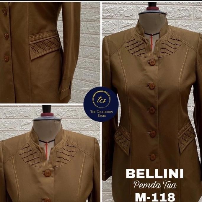 Tersedia baju seragam asn pns pemda dinas pdh guru pns kantor wanita coklat