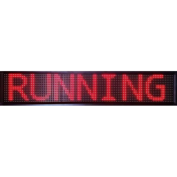 Murah Running Text 2 Sisi 40Cm X 104Cm Led Merah Diskon