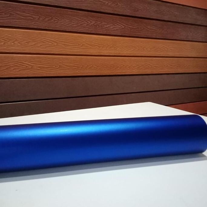 

Promo sticker stiker wrap wrapping satin mpm metalik dop dark blue biru COD