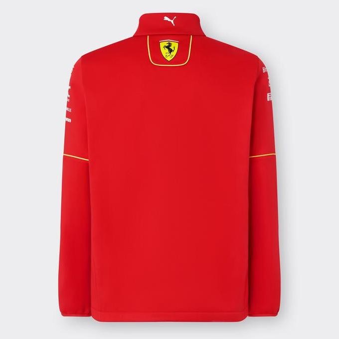 Scuderia Ferrari F1 2024 Team Softshell Jacket. Jaket Pria Formula 1