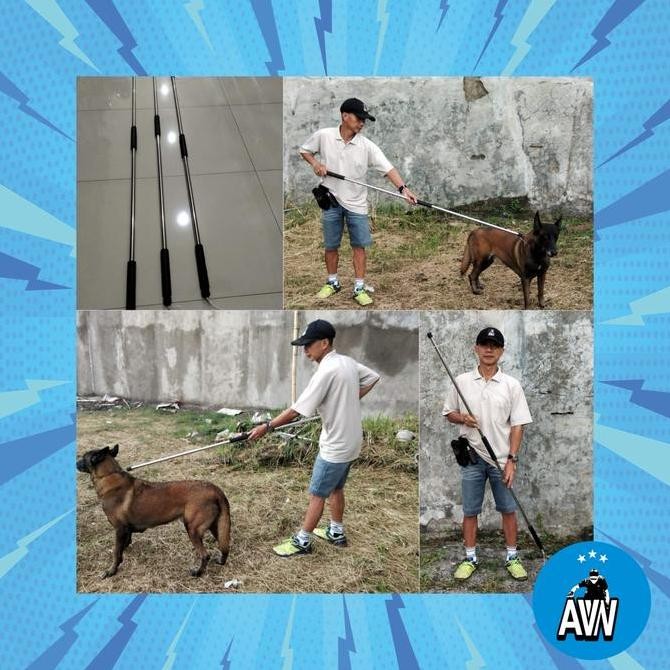 Dog Catcher Stainless / Alat Penangkap Anjing Stainless / Dog Training Co