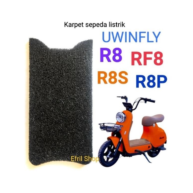 KARPET SEPEDA MOTOR LISTRIK UWINFLY RF8 R8 R8S R8P ASLI