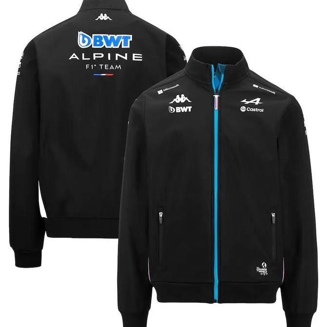 Alpine F1 2024 Team Softshell Jacket. Jaket Pria
