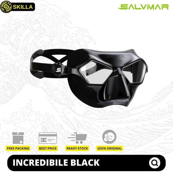 Salvimar Fluyd Incredibile Black Freediving Mask