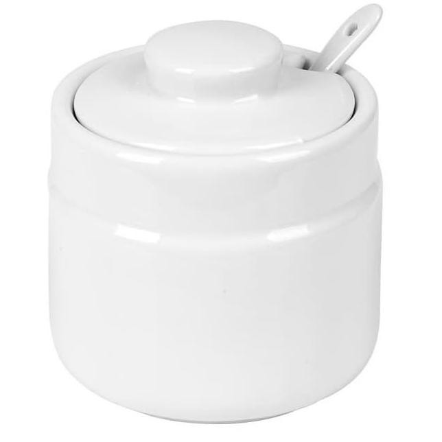 (Expert) Home Tempat Bumbu Sambal Dapur Tutup Sendok Keramik