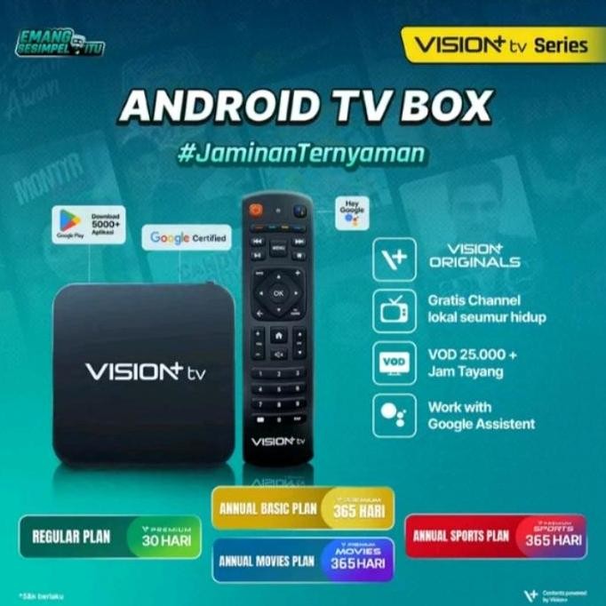 NEW #MNC PLAYBOX #VISION+ TV #ANDROID BOX TV #STB ANDROID #MNCPLAY #PLAYBOX