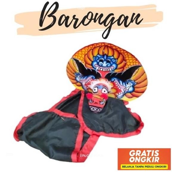 Barongan Premium Bunyi Tak Tak Ukuran Besar / Caplokan Kayu Jumantoro Suromenggolo / Barongan Telon 