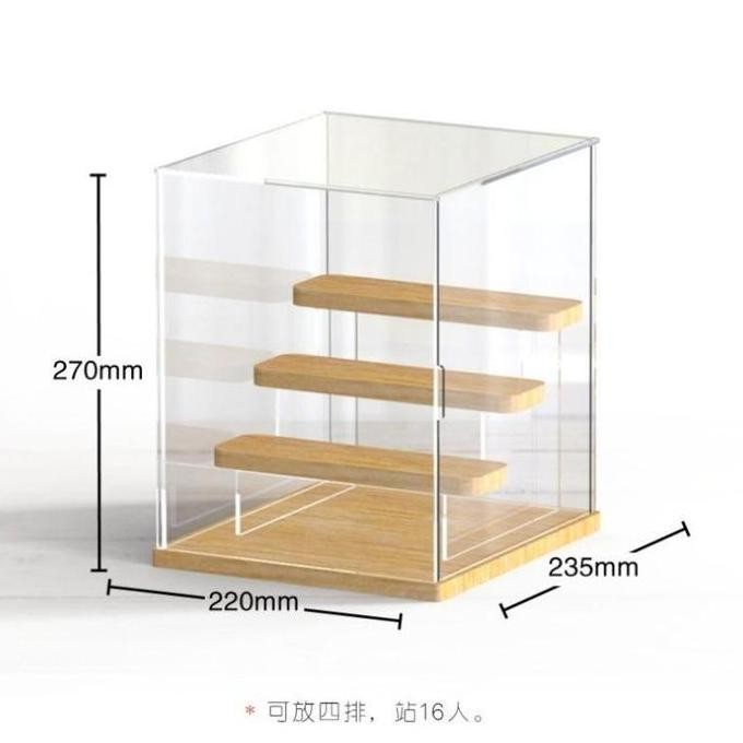 

Terlaris Vixplorn Storage Organizer 3 Tingkat/Kotak Display Penyimpanan Bening Kualitas Tinggi Figure Aksi Akrilik Bening Berdiri Kotak Display