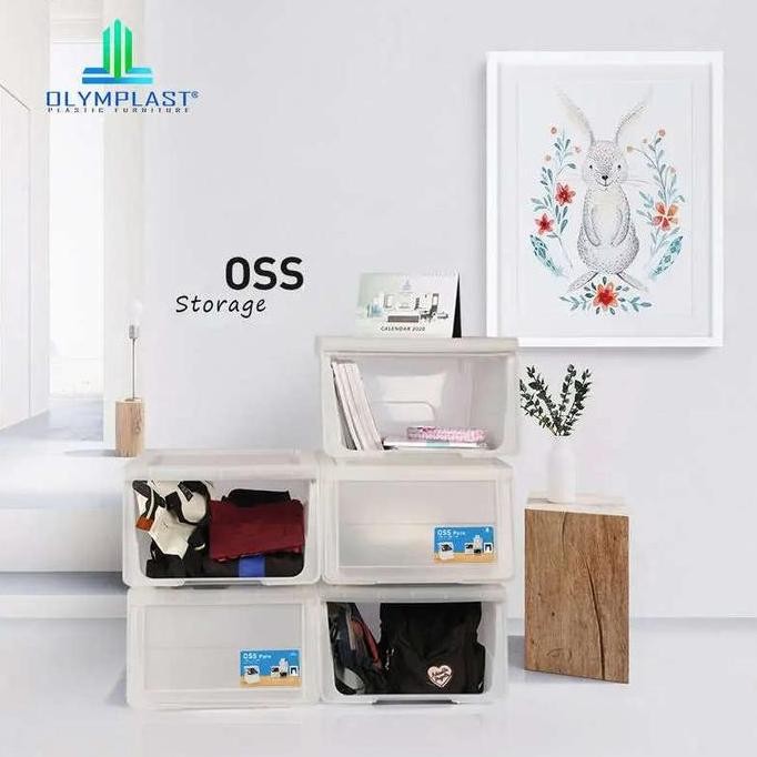 

Terlaris Olymplast Storage Solution / Tempat Penyimpanan / Kotak Penyimpanan - Oss Pure (3Pcs)