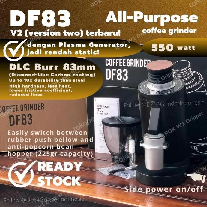 (Expert) DF83 Coffee Grinder All Purpose 83mm burr - DF83 Turin / Solo / G-iota