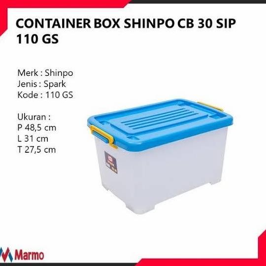 

Terlaris Box Container Plastik Shinpo Cb 30 Spark