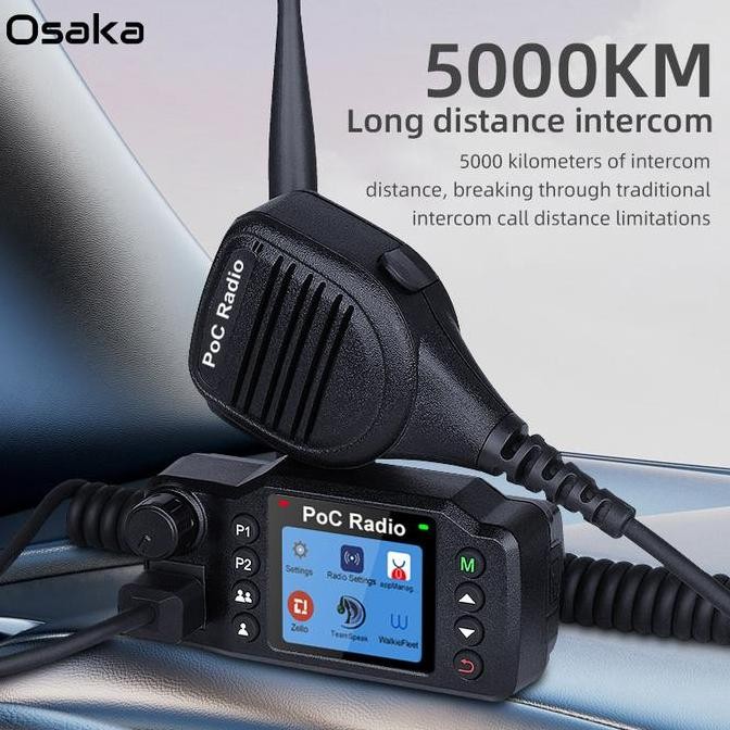 Promo Rig Poc Two Way Radio Jarak Jauh 4G Walkie Talkie Premium Ht Antena