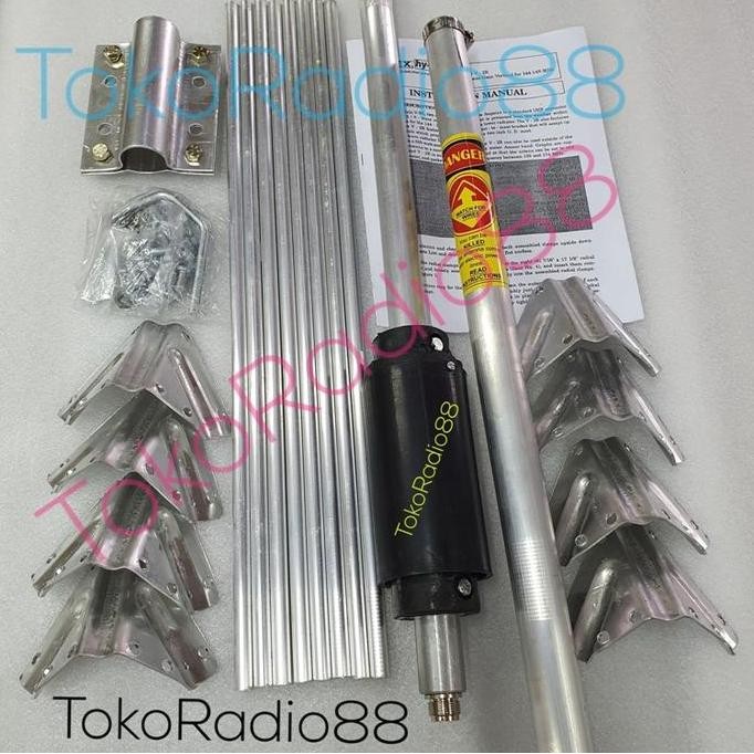 Grosir Antena Telex Hygain V2R Vhf Kumis 8 Loading Bonggol Besar Bongkol