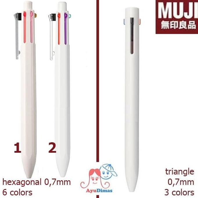 

MUJI - multicolor ballpoint pen - pen warna