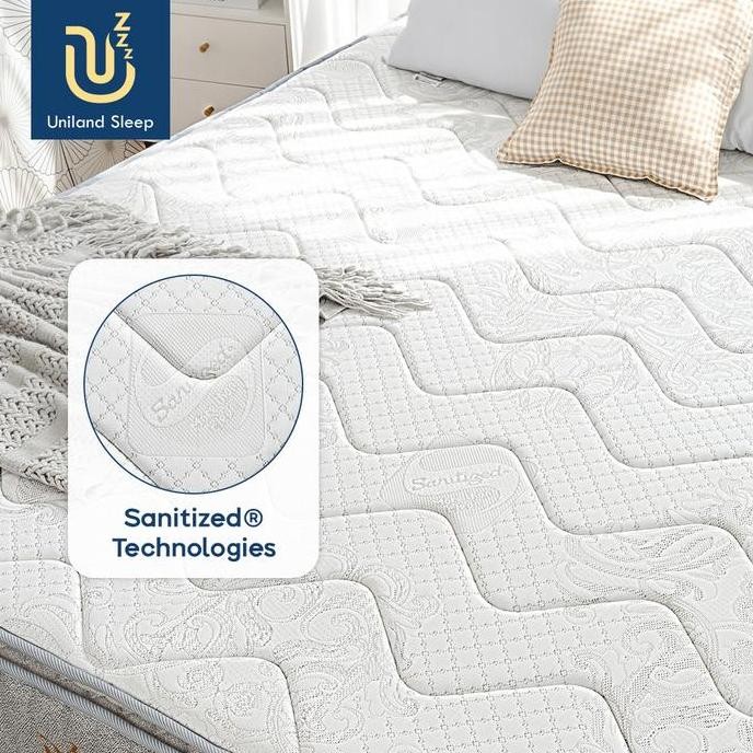 Kasur Pocket Spring Bed Latex Hr Single Pillowtop 30Cm Uniland Sleep