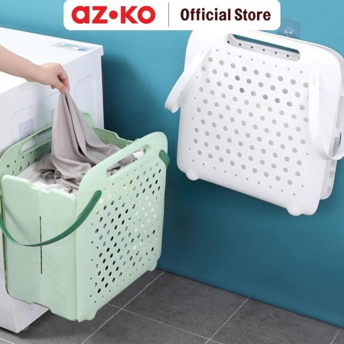 

Terlaris Azko Stora Keranjang Laundry Lipat - Hijau