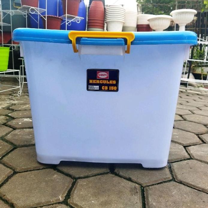 

Terlaris Kontainer Shinpo Cb 150 Hercules Dengan Roda - 150 Liter