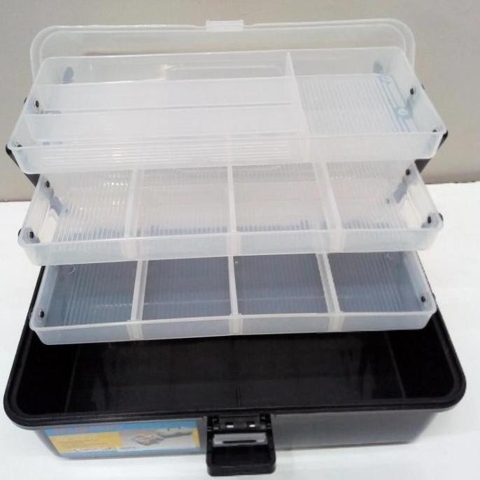 

Terlaris Tool Box Perkakas 4 Susun Gagang Sekat Pengunci