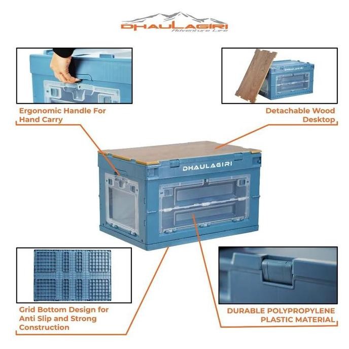 

Terlaris Kotak Penyimpanan Lipat Foldable Storage Box 65 L Dhaulagiri