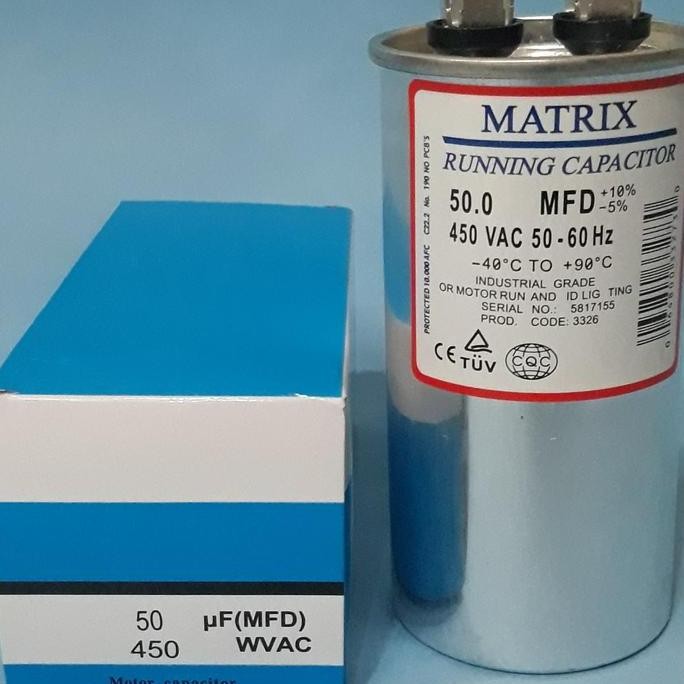 Capasitor/Kapasitor Running 50 Uf 450 Volt