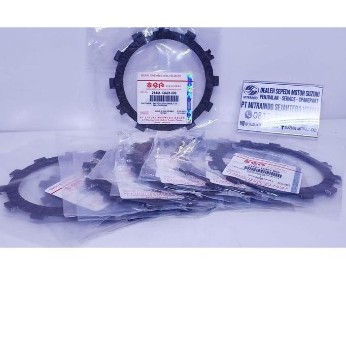 Suzuki Genuine Part, Kampas Kopling Set, GSX, FU 150, RGR 150