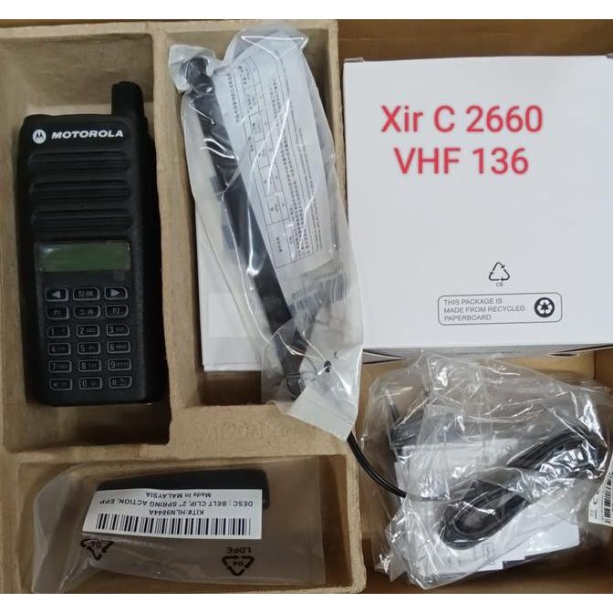 Promo Ht Motorola Xir C2660 Vhf / Uhf Ori Garansi