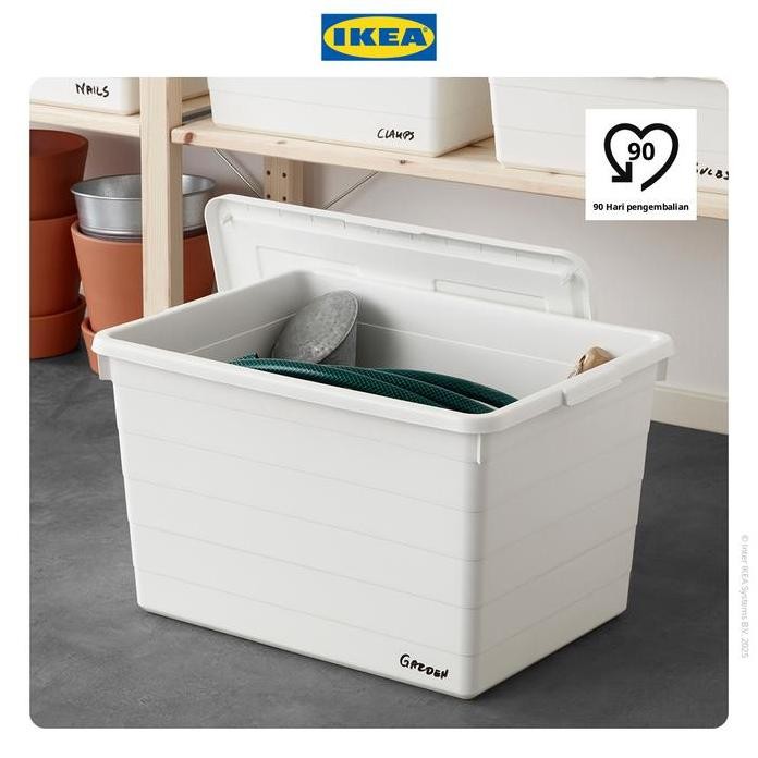 

Terlaris Ikea Sockerbit Kotak Penyimpanan Dengan Penutup 38X51X30 Cm