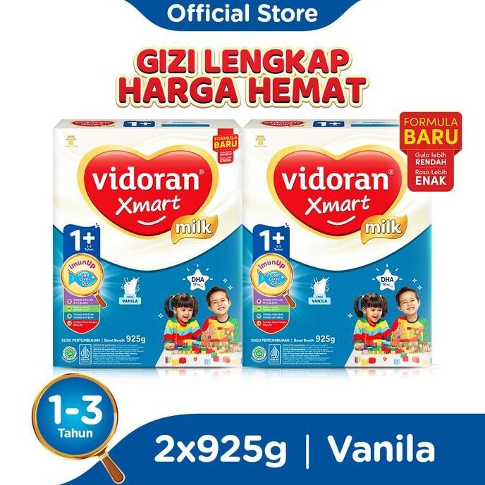 

Vidoran Xmart 1+ Susu Pertumbuhan All Variant [925 G/2 Box] - Bubuk (Exp : 01.2026)