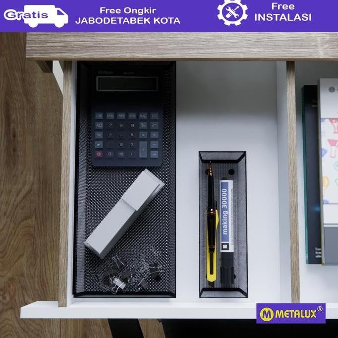 

Terlaris Metalu Nejo - Partisi Laci | Keranjang Atk | Drawer Desk Organizer