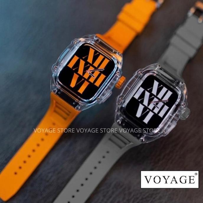 Modification kit Strap Case set ICE Transparant bumper Ultra 2 smartwatch 45mm 44mm 49mm RM i watch 
