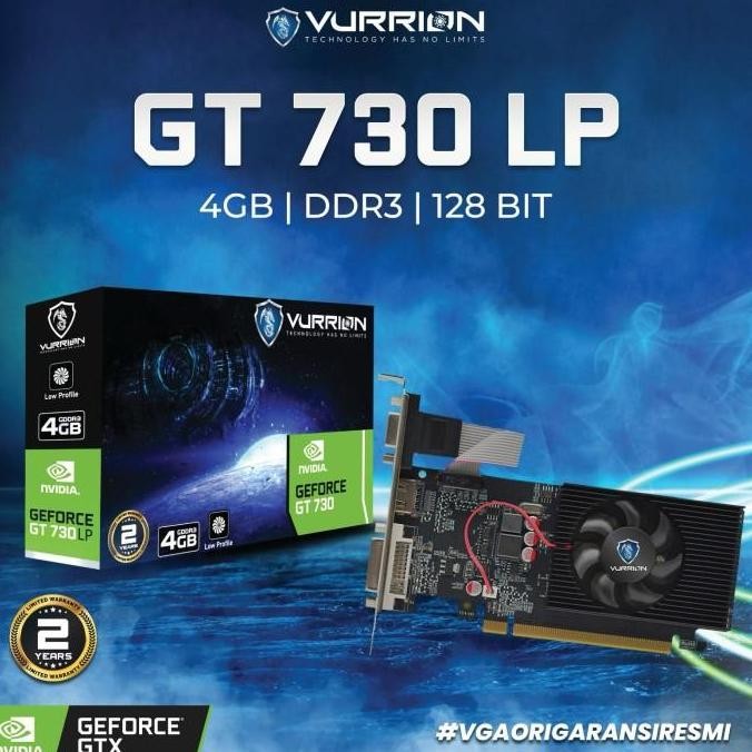 VGA VURRION GT 730 4GB DDR3 128Bit GAMING VGA ORI