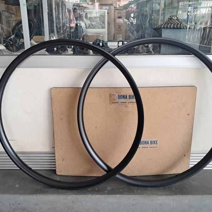 NEW Rims 27.5 inch Patrol Dominate lebar 35mm Black - Velg Sepeda 32H - Pentil presta - rim