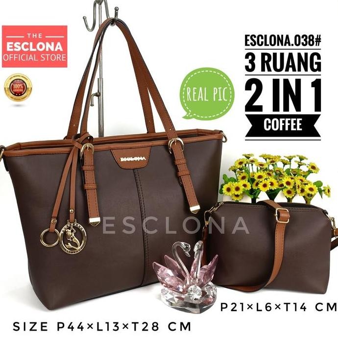 Tersedia Tas Wanita Import Batam Laptop Tote Bag Shoulder Bag Tas Selempang Bahu Cewek Original Prem