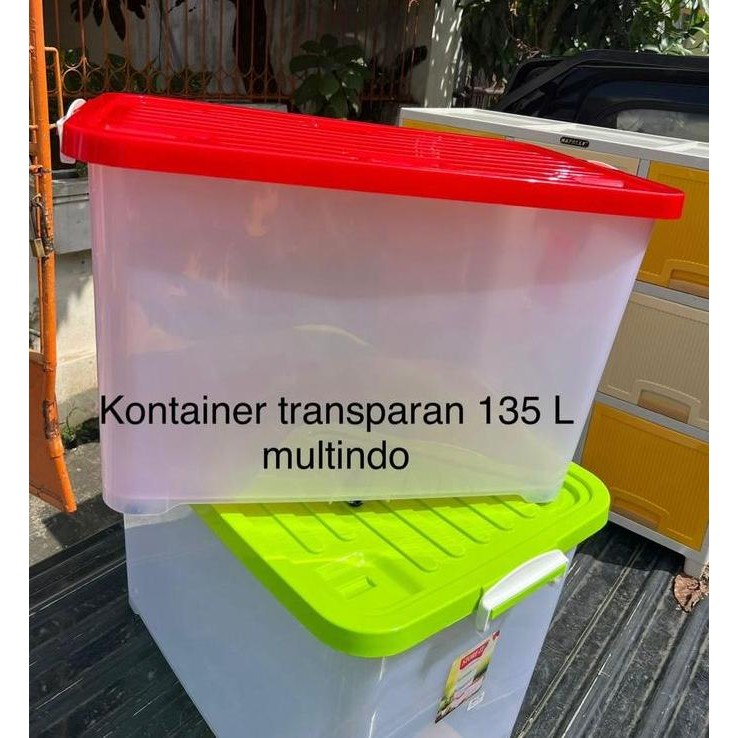 

Terlaris Kontainer Box Transparan Multindo 135 Liter Tebal