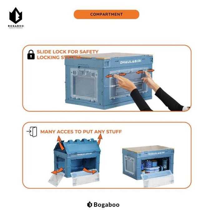

Terlaris Dhaulagiri Foldable Camping Box 65 L - Storage Box Lipat - Kotak Penyimpanan - Kontainer Box Organizer