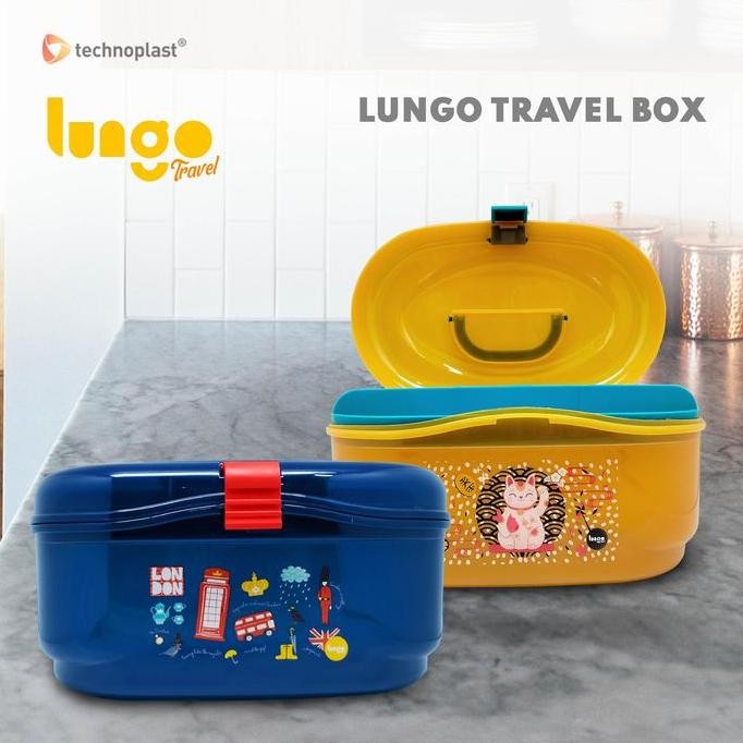 

Terlaris Lungo Travel Box / Cosmetic Case / Box / Kotak Serbaguna