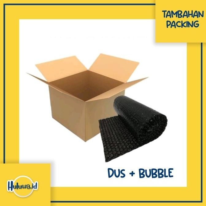 

Tambahan Packing Bubble Wrap Kardus / Tambahan Packaging Pesanan