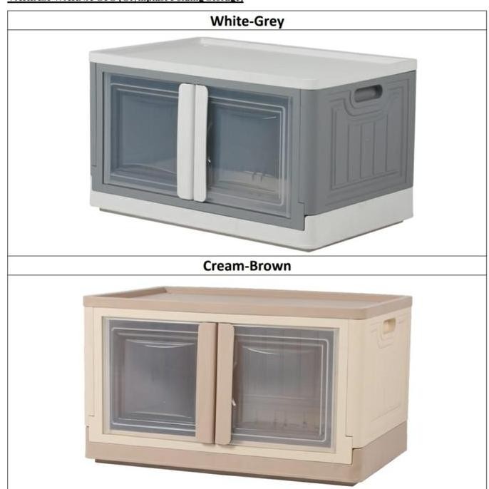 

Terlaris Kotak Penyimpanan Susun Olymplast Folding Storage Ofs Cream/Grey