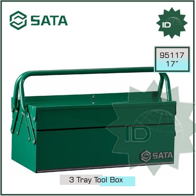 

Terlaris Kotak Perkakas Sata 95117 ( 3 Tray Tool Box 17" )