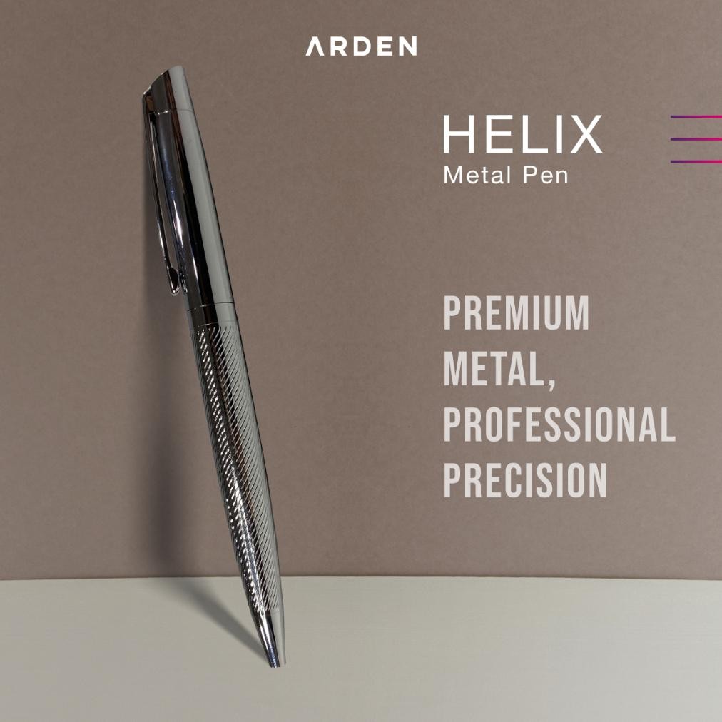 

ARDEN Helix Pen - Signpen Pulpen Tanda Tangan Silver Ballpoint