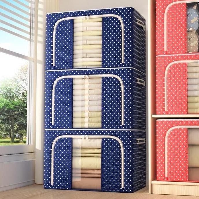 

Terlaris [Pengiriman Cepat] Box 66L-150L Organizer Box Dapat Dilipat Kotak Penyimpanan Serbaguna Mainan Pakaian Perlengkapan Rumah Storage Box Organizer