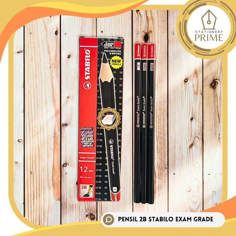 

Pensil 2B STABILO Exam Grade 288 Ujian Sekolah Komputer( Isi 12 Pcs )