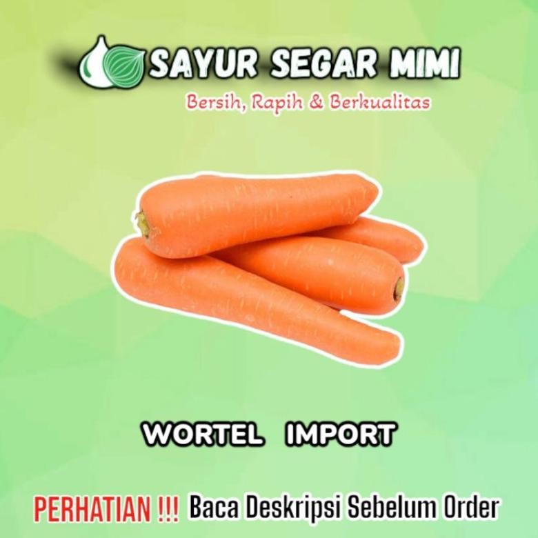 

Wortel Import Brastagi Segar 1KG - S S