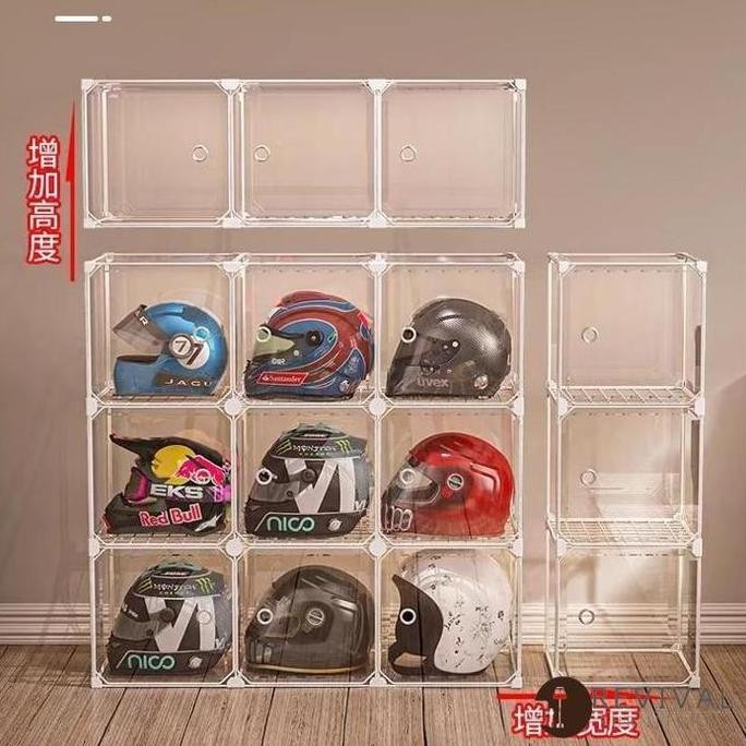 

Terlaris Heino Lemari Penyimpanan Plastik Serbaguna/Kabinet Plastik Penyimpanan Buku/Multifungsi Storage Penyimpanan Cabinet /Transparent Storage Rack/Penyimpanan Boneka Mainan/Dust And Insect Proof Sealing Cabinet
