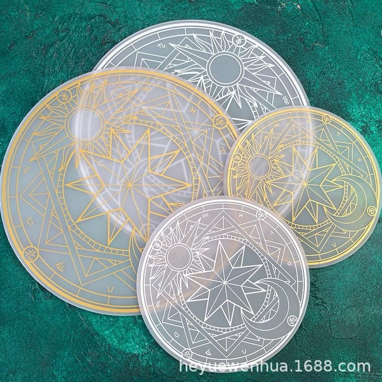 

Cutting mat bulat cantik magic bintang star alas cutter journaling AST