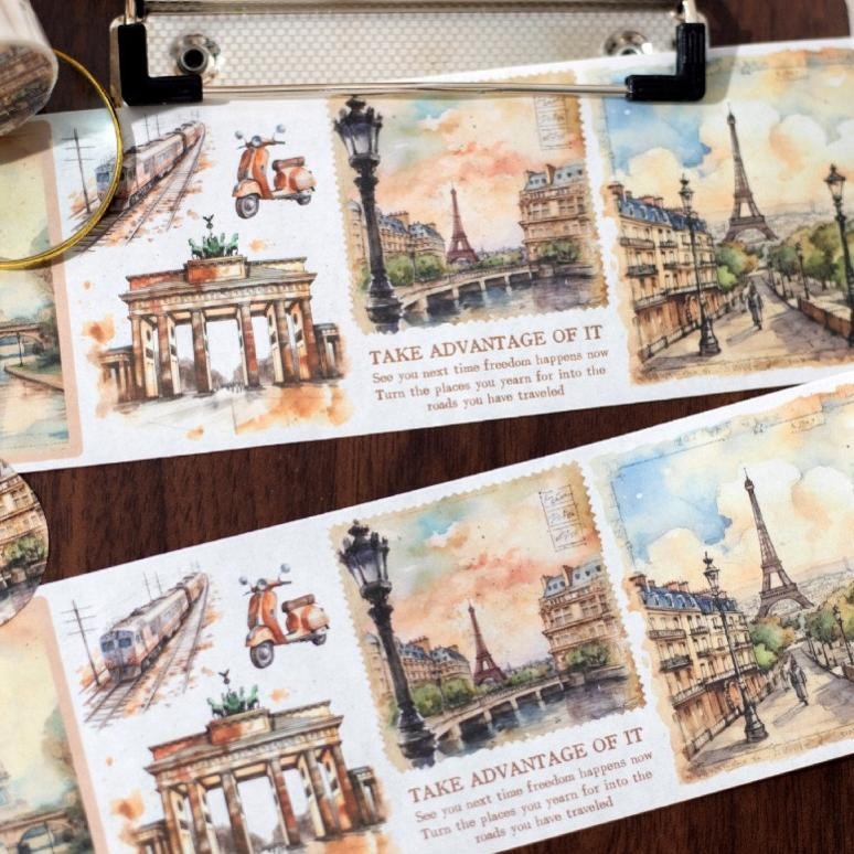 

(8CC) washi tape selotip world tour dunia europe eropa historical building sejarah AST
