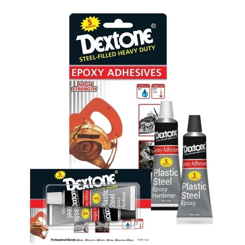 

3 Set (3 Pasang) - Lem Dextone Epoxy Merekat Super Kuat Dalam 5 Menit DX-12gr AST